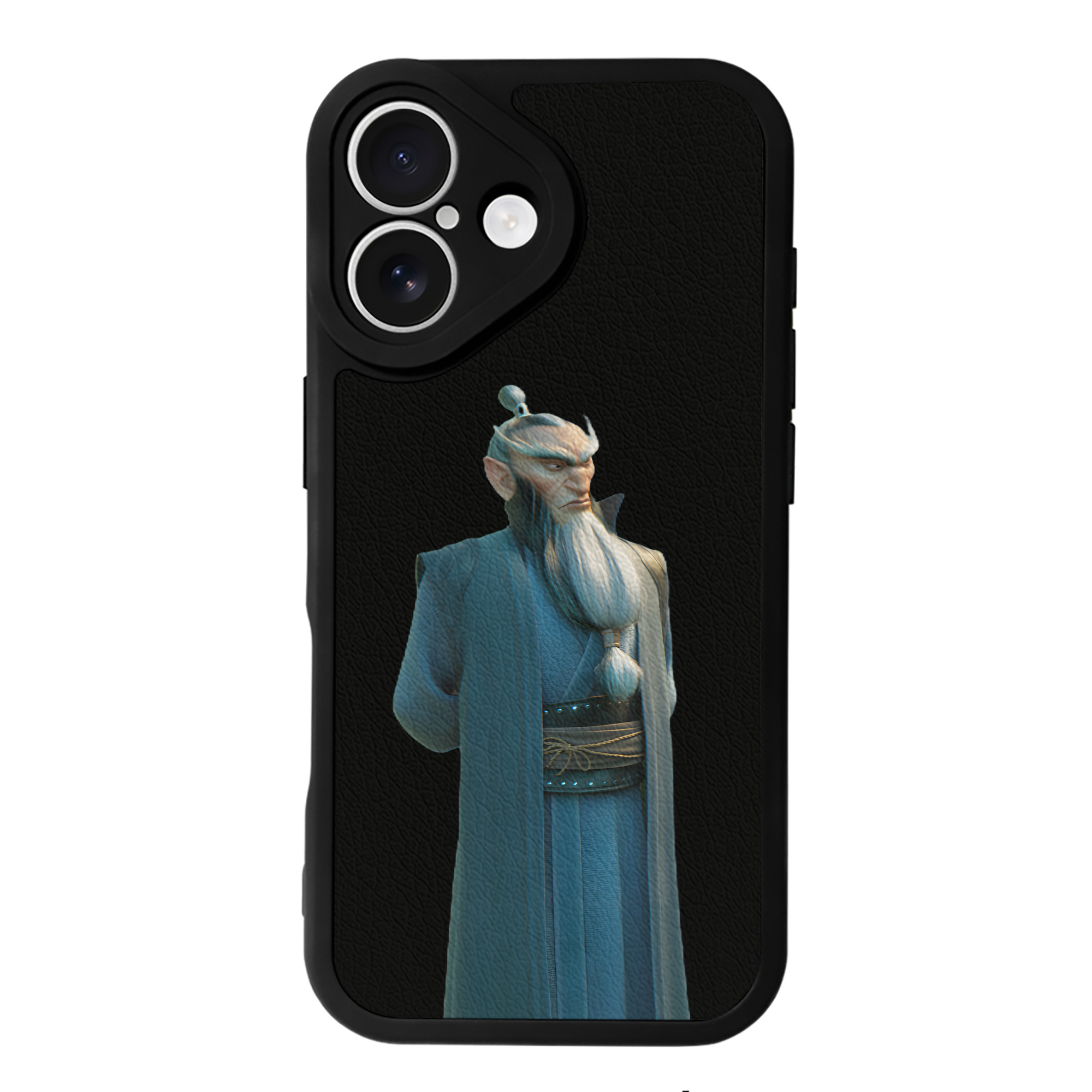 （画像用） Ne Zha 2 ナタ 魔童の大暴れ 【iPhone 16シリーズ対応】シリコンスマホケース（レザー調） 材質：シリコン